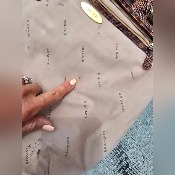 Brahmin Fall Tortoise Medium Asher, VGUC - Picture 9 of 16